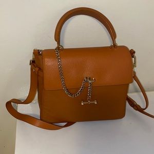 LUANA ITALY Paley Mini Satchel Crossbody Leather Shoulder